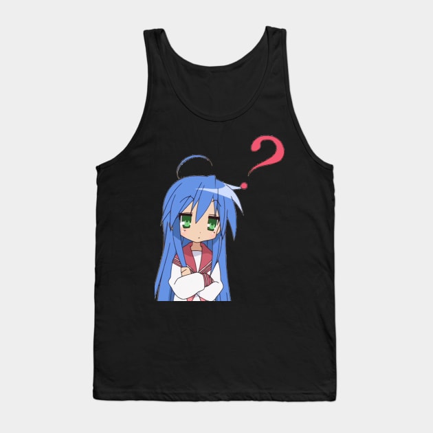 Konata Question Tank Top by KokoroPopShop